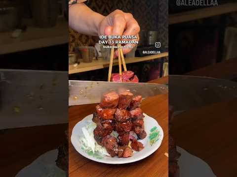 SATE JUMBO BUAT BUKA PUASA #food #journey #kuliner #puasa #dijabaraja IG @aleadellaa